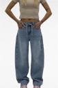jeans con laccio barrel